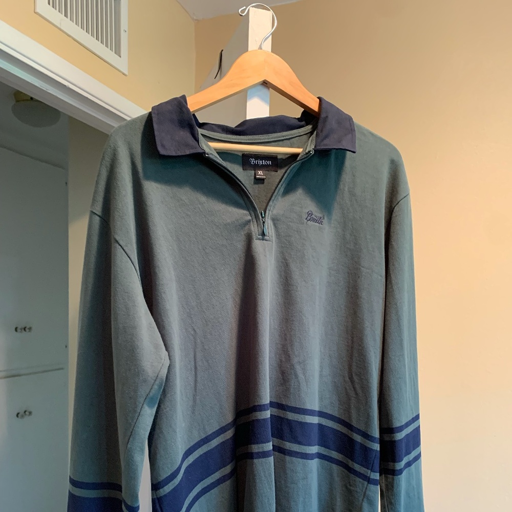 Brixton Long Sleeve Polo / Rugby Shirt XL